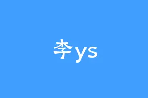 李ys