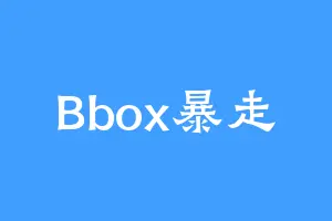 Bbox暴走