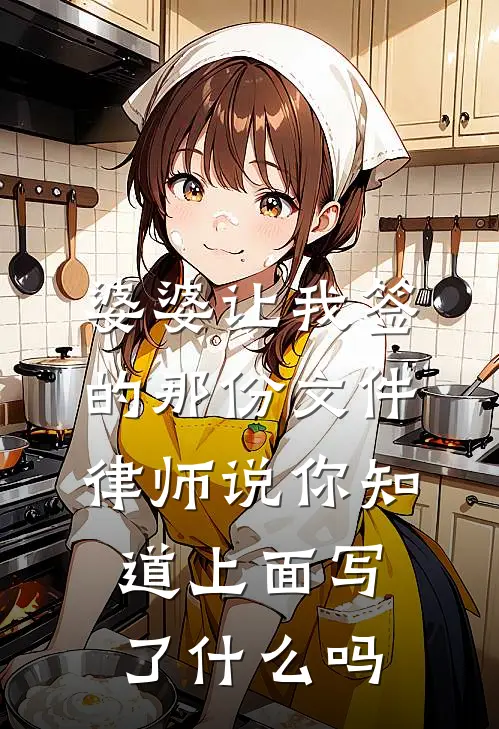 婆婆让我签的那份文件，律师说你知道上面写了什么吗林念陈建美热门小说免费阅读_网络热门小说婆婆让我签的那份文件，律师说你知道上面写了什么吗(林念陈建美)