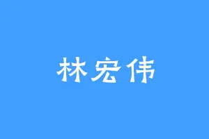 林宏伟