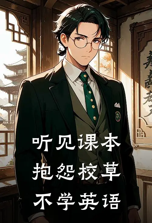 听见课本抱怨校草不学英语