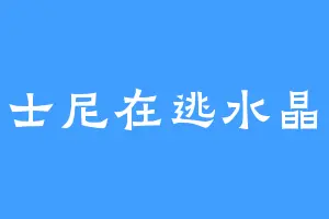 迪士尼在逃水晶鞋