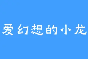 爱幻想的小龙