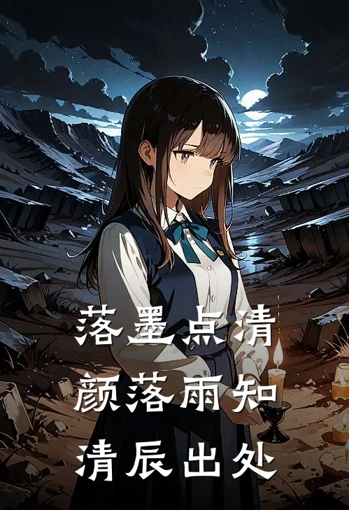 落墨点清颜落雨知清辰出处